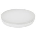 Visipak CLOSURE-FLX PLUG ROUND-3 3/4"-FLAT TOP-NO TAB-LDPE-NATURAL, 100PK 031632